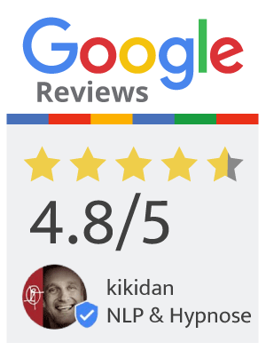 Google Reviews 4.8/5 kikidan NLP & Hypnose